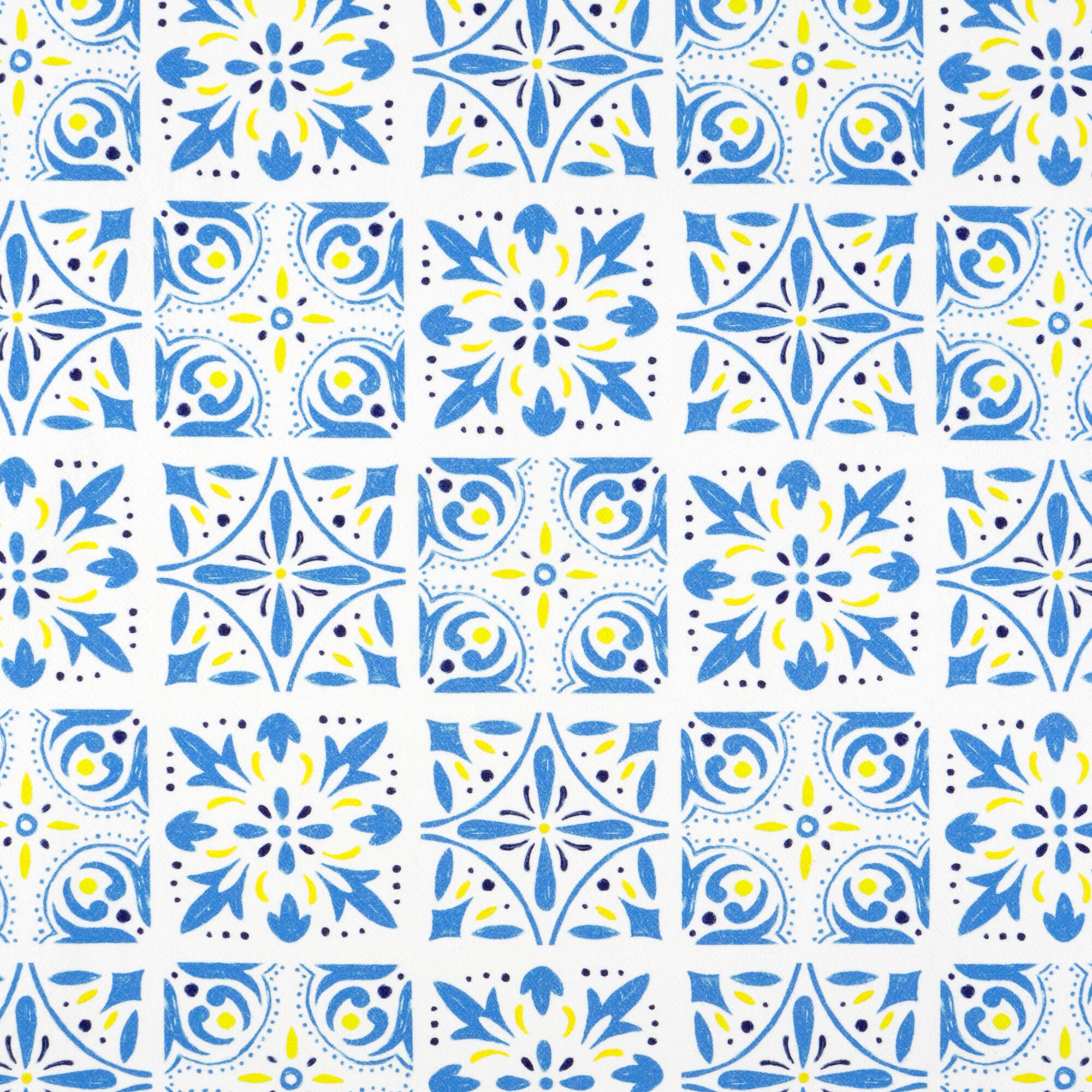 Blue Tile Tea Towel by Makery™